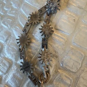 Vintage Sterling Silver Sun Bracelet